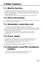 Preview for 13 page of Sony DIGITAL NOISE CANCELING HEADPHONES MDR-NC500D Product Information