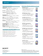 Preview for 2 page of Sony Digital Photo Printer DPP-EX7 Specifications