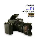 Предварительный просмотр 1 страницы Sony DIGITAL STILL CAMERA DSC-R1 Usage Manual