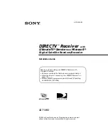 Предварительный просмотр 1 страницы Sony DIRECTV RECEIVER SAT-W60 Installation Manual