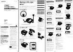 Sony Discam D-T101 Operating Instructions preview