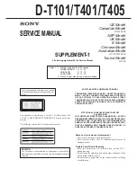 Предварительный просмотр 36 страницы Sony Discam D-T101 Service Manual