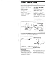 Предварительный просмотр 12 страницы Sony Discman D-235 Operating Instructions Manual