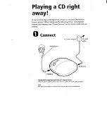 Предварительный просмотр 3 страницы Sony Discman D-240 Operating Instructions Manual