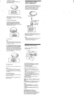 Предварительный просмотр 9 страницы Sony Discman D-240 Operating Instructions Manual