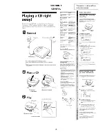 Предварительный просмотр 3 страницы Sony Discman D-265 Service Manual