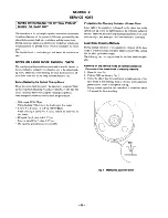 Предварительный просмотр 6 страницы Sony Discman D-265 Service Manual