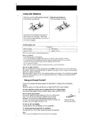 Preview for 5 page of Sony Discman D-421SP Operating Instructions Manual