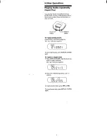 Предварительный просмотр 7 страницы Sony Discman D-465 Operating Instructions Manual