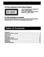 Предварительный просмотр 3 страницы Sony Discman D-828K Operating Instructions Manual