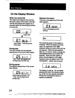 Предварительный просмотр 24 страницы Sony Discman D-828K Operating Instructions Manual