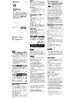 Preview for 3 page of Sony Distagon Tx 24mm F2 ZA SSM User Manual