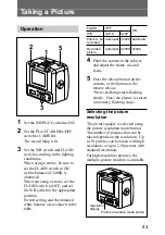 Предварительный просмотр 43 страницы Sony DKC-CM30 Operating Instructions Manual