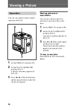 Предварительный просмотр 46 страницы Sony DKC-CM30 Operating Instructions Manual