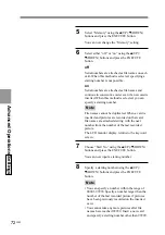 Preview for 72 page of Sony DKC-FP3 Operating Instructions Manual