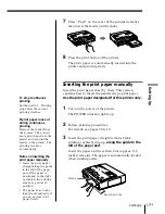 Preview for 17 page of Sony DMP-1000 Operating Instructions Manual