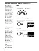 Preview for 24 page of Sony DMP-1000 Operating Instructions Manual