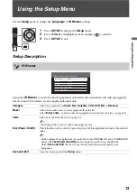 Preview for 13 page of Sony DMXWL1 - BRAVIA Wireless HD Link Reference Manual