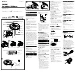 Sony DNS313F - S2 Sports CD Walkman Operating Instructions preview