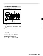 Preview for 49 page of Sony DNW-75 Operation Manual