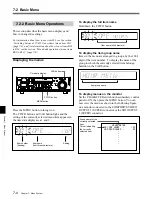 Preview for 84 page of Sony DNW-75 Operation Manual