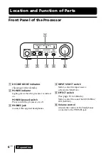 Preview for 6 page of Sony DP-1000 Operating Instructions Manual