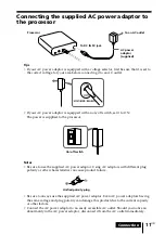 Preview for 11 page of Sony DP-1000 Operating Instructions Manual