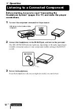 Preview for 12 page of Sony DP-1000 Operating Instructions Manual