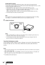 Preview for 14 page of Sony DP-1000 Operating Instructions Manual