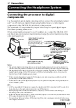 Предварительный просмотр 13 страницы Sony DP-IF4000 - Digital Surround Processor That Comes Operating Instructions Manual