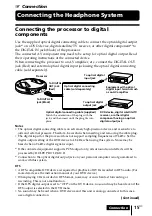 Preview for 15 page of Sony DP-RF6000 Operating Instructions Manual