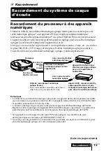 Preview for 45 page of Sony DP-RF6000 Operating Instructions Manual