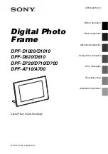 Предварительный просмотр 1 страницы Sony DPF-A710/A700 Handbook