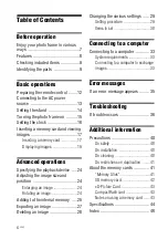 Preview for 6 page of Sony DPF D70 - Digital Photo Frame Operating Instructions Manual