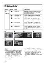 Preview for 24 page of Sony DPF D92 - LCD WVGA 15:9 Diagonal Digital Photo Frame Operating Instructions Manual