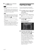 Предварительный просмотр 34 страницы Sony DPF D92 - LCD WVGA 15:9 Diagonal Digital Photo Frame Operating Instructions Manual