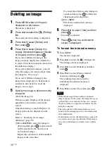 Preview for 36 page of Sony DPF D92 - LCD WVGA 15:9 Diagonal Digital Photo Frame Operating Instructions Manual