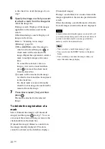 Предварительный просмотр 38 страницы Sony DPF D92 - LCD WVGA 15:9 Diagonal Digital Photo Frame Operating Instructions Manual