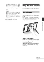 Предварительный просмотр 43 страницы Sony DPF D92 - LCD WVGA 15:9 Diagonal Digital Photo Frame Operating Instructions Manual