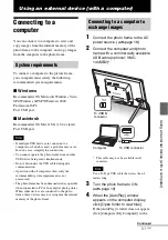 Предварительный просмотр 51 страницы Sony DPF D92 - LCD WVGA 15:9 Diagonal Digital Photo Frame Operating Instructions Manual