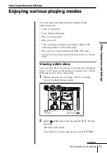 Предварительный просмотр 61 страницы Sony DPF-P7 Operating Instructions Manual