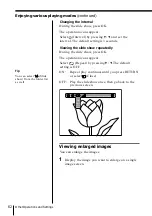 Preview for 62 page of Sony DPF-P7 Operating Instructions Manual