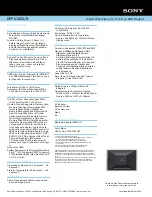 Preview for 2 page of Sony DPF-V1000 Specifications