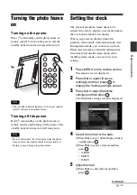 Предварительный просмотр 19 страницы Sony DPF-V900 - Digital Photo Frame Operating Instructions Manual