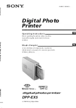 Sony DPP-EX5 Operating Instructions Manual предпросмотр