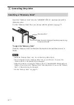 Предварительный просмотр 14 страницы Sony DPP-EX5 Operating Instructions Manual