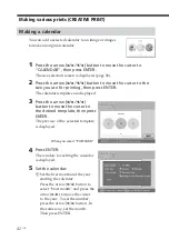 Предварительный просмотр 42 страницы Sony DPP-EX5 Operating Instructions Manual