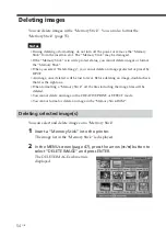 Предварительный просмотр 54 страницы Sony DPP-EX5 Operating Instructions Manual