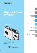 Sony DPP-EX50 Operating Instructions Manual preview