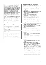 Preview for 3 page of Sony DPP-EX50 Operating Instructions Manual